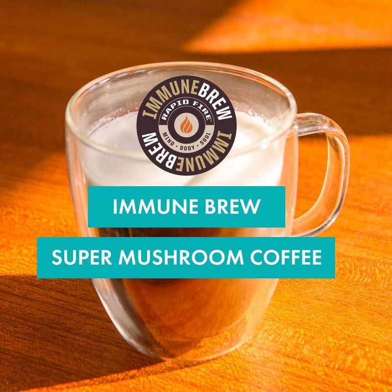 Rapid Fire Coffee Immune Brew Medium Roast Coffee Pods - 16ct