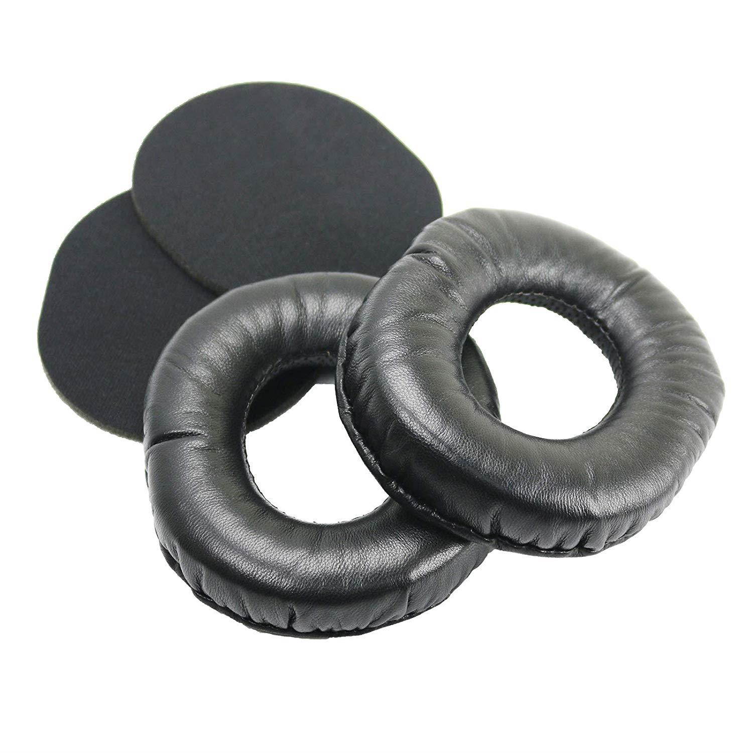 NewFantasia Replacement Earpads Compatible with Audio Technica ATH-M50x, ATH-M40x, M50S, M20x, M30x, ATH-SX1 Headphones Sheepskin Leather Memory Foam Ear Cushions