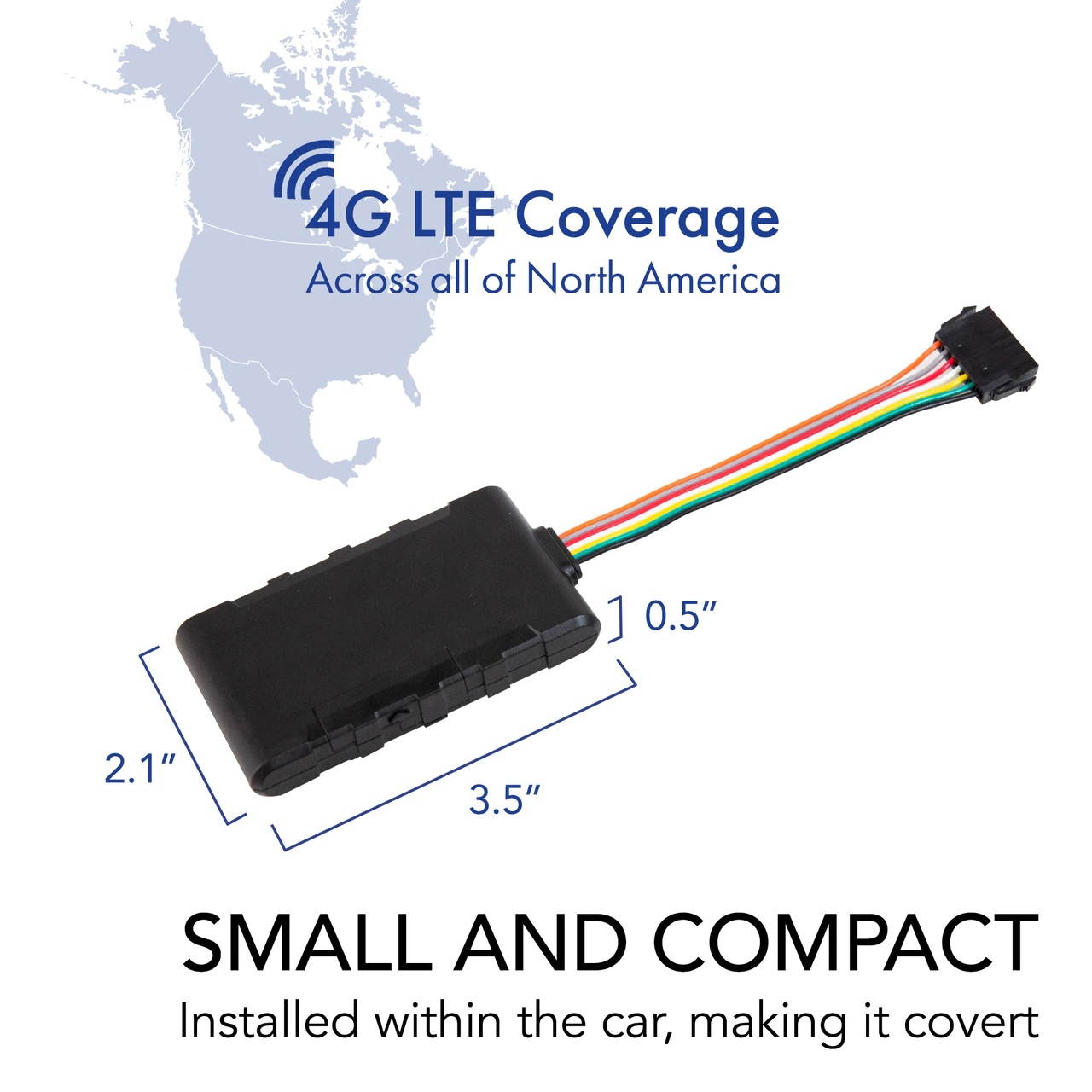 Livewire 4 GPS Tracker with OBD Connector Without Professional Installation. Subscription Required!