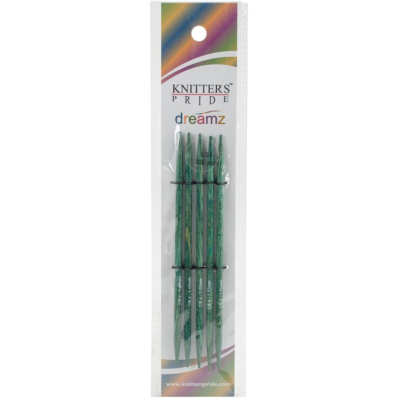 Knitter's Pride-Dreamz Double Pointed Needles 5"-Size 4/3.5mm