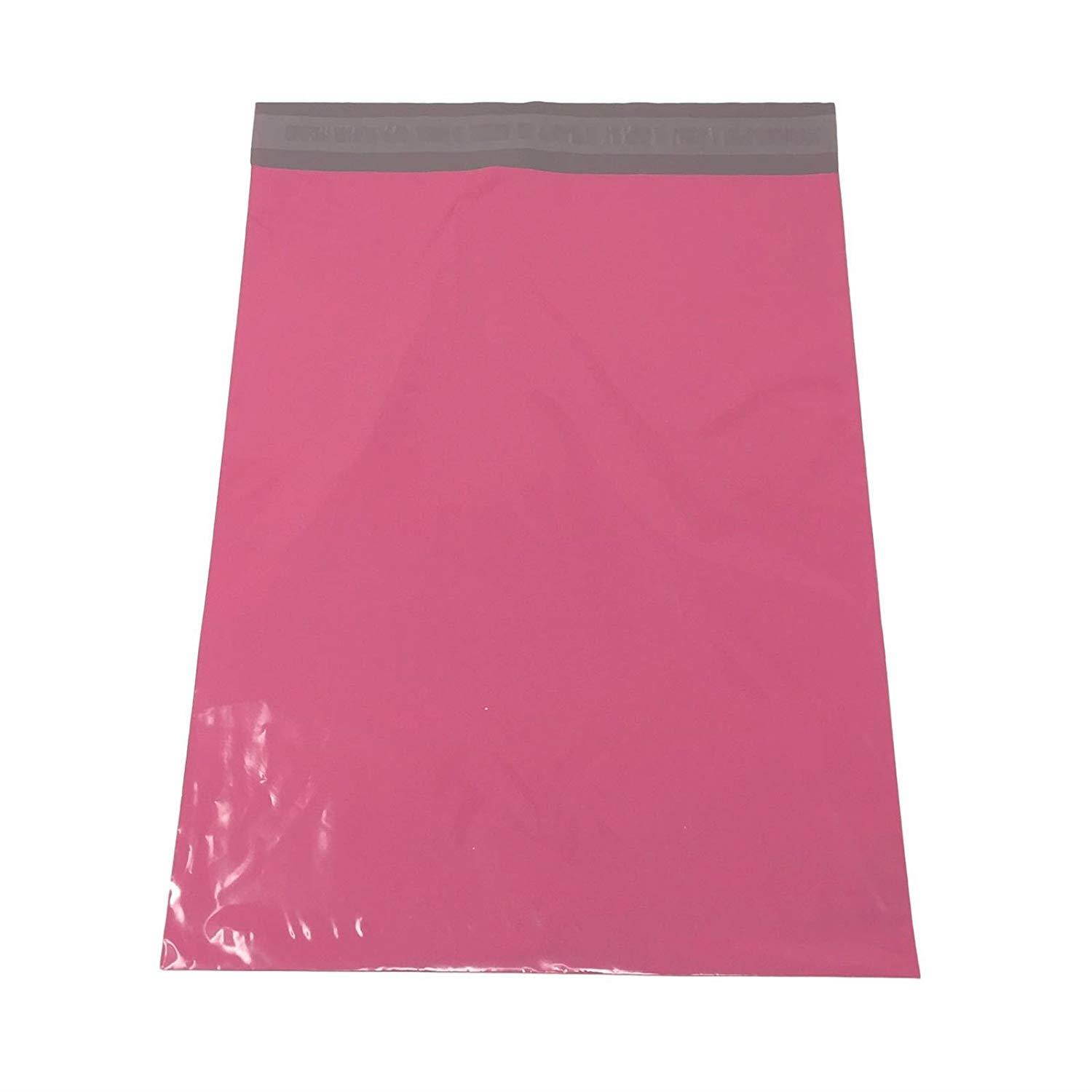 Shop4Mailers 9 x 12 Pink Poly Bag Mailer Envelopes 2 Mil (100 Pack)