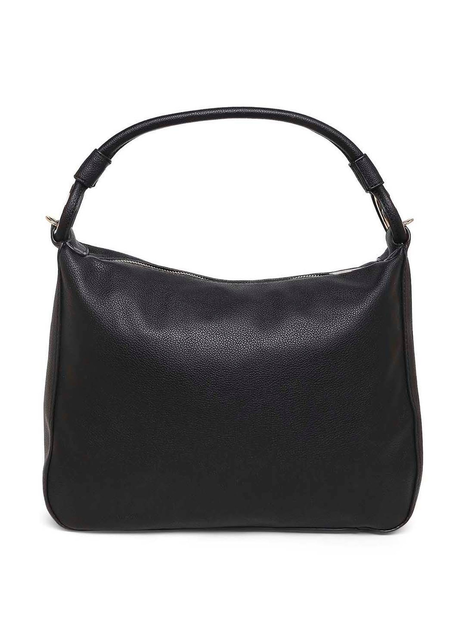 Marina Galanti Black Solid Medium Hobo Handbag
