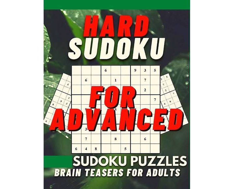 Hard Sudoku Book for Adults - (Paperback)