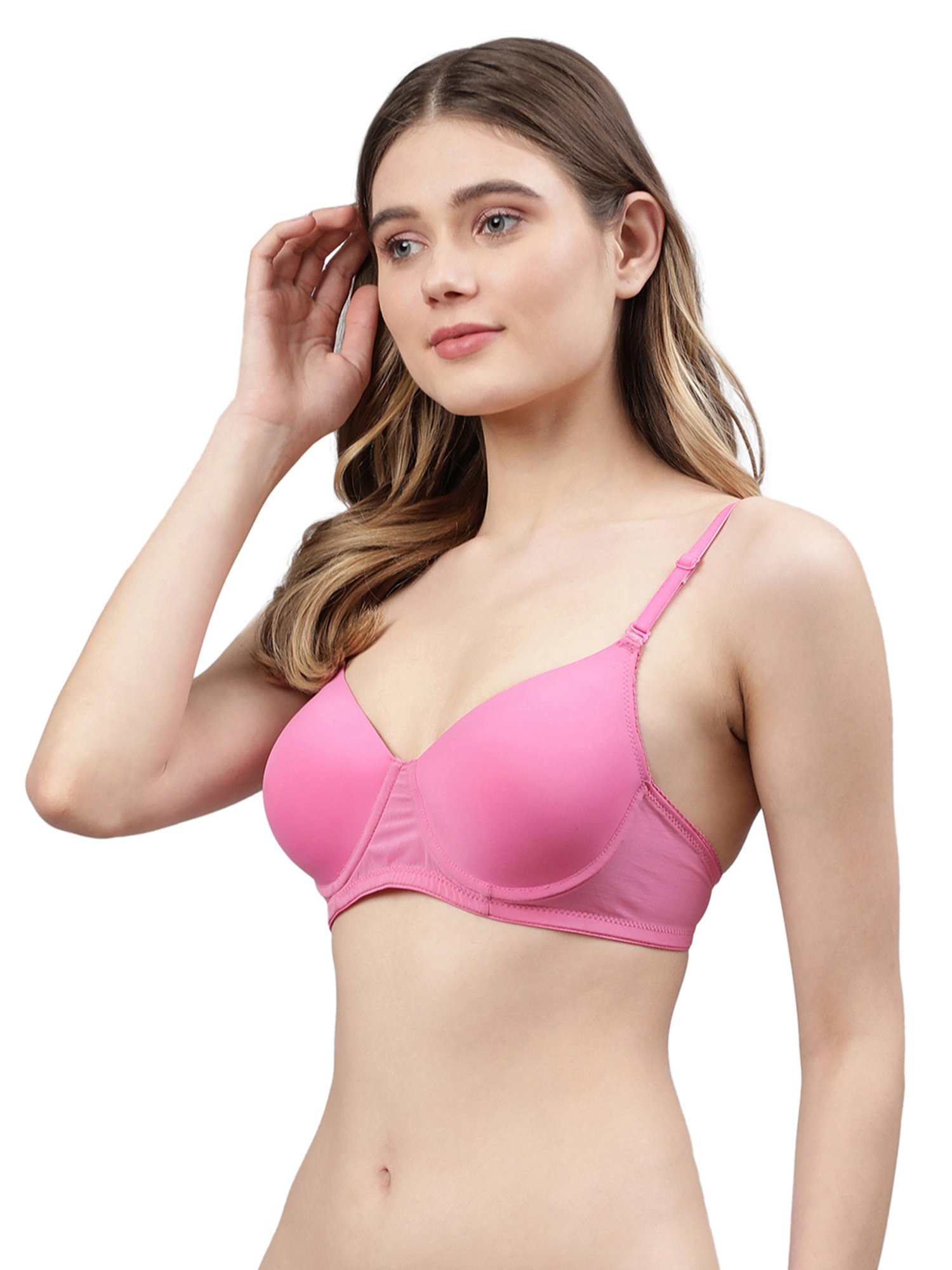 Cukoo Pink Full Coverage Padded Everyday Bra