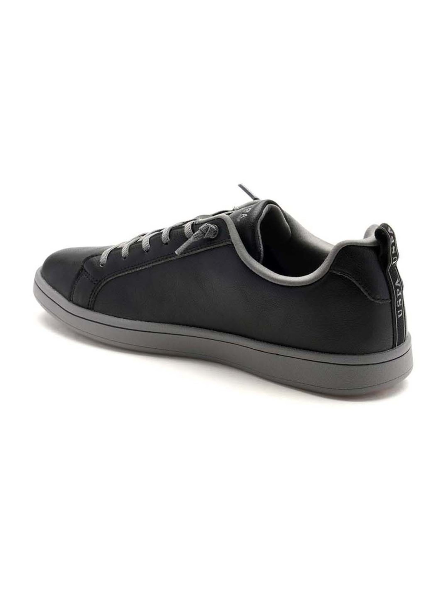 U.S. Polo Assn. Men's LENNART Black Casual Sneakers