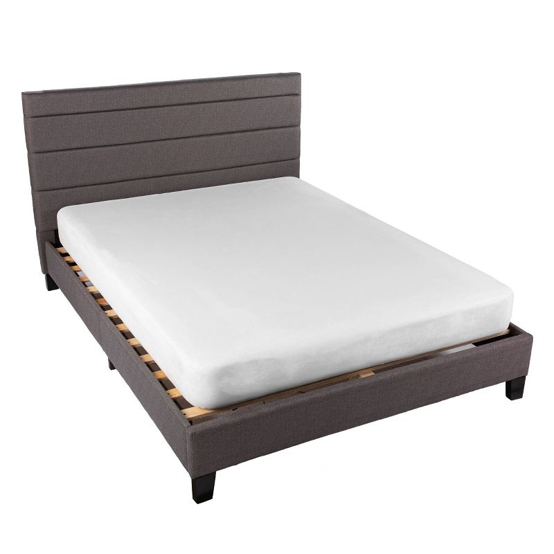 Queen Hiasgis Upholstered Bed Gray - Aiden Lane