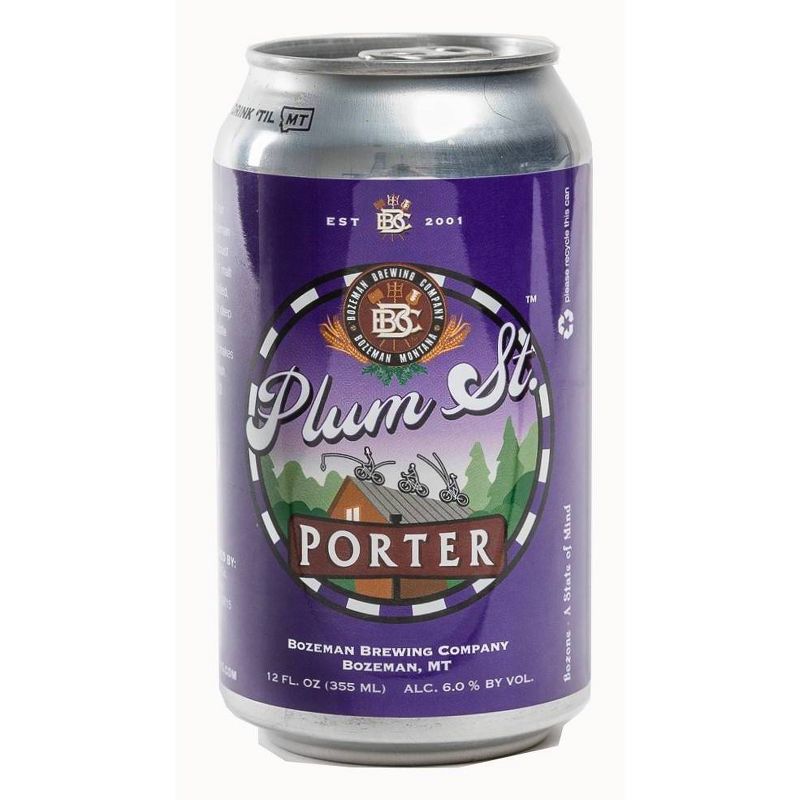 Bozeman Plum St. Porter Beer - 6pk/12 fl oz Cans
