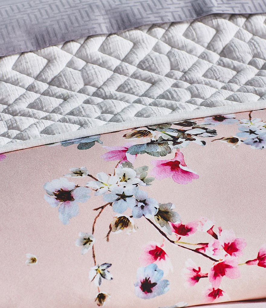 Ted Baker London Jasmine Floral Pink Duvet Cover Mini Set
