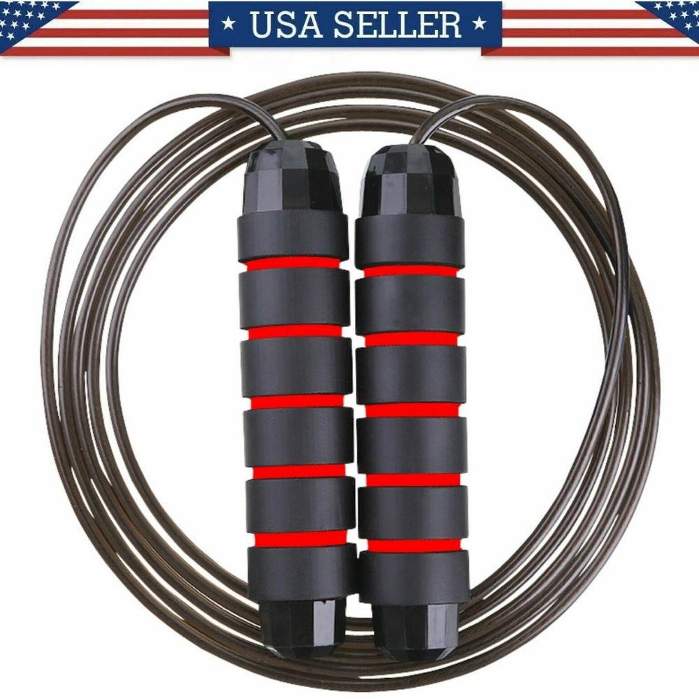 Jump Rope Speed Skipping Crossfit Workout Gym Aerobic Exercise Boxing