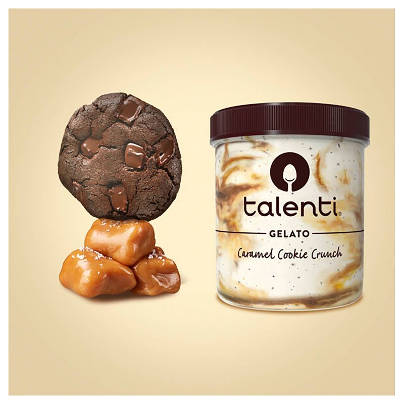 Talenti Caramel Cookie Crunch Gelato - 16oz