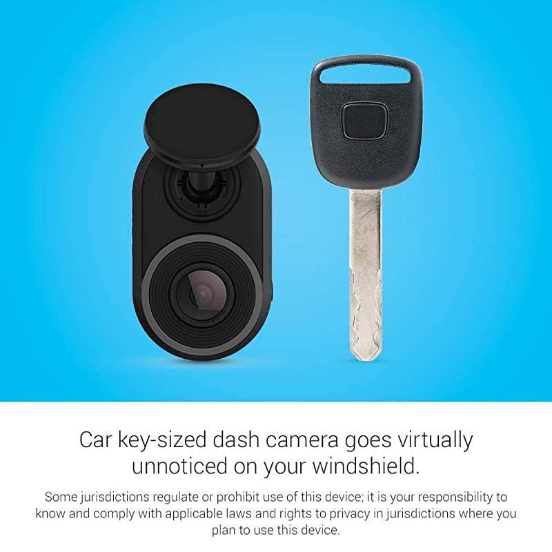 Dash Cam Mini Car KeySized Dash Cam 140Degree WideAngle Lens Captures 1080P HD Footage amp SanDisk Ultra 128GB MicroSDXC UHSI Card with Adapter 100MBs U1 A1 SDSQUAR128GGN6MA