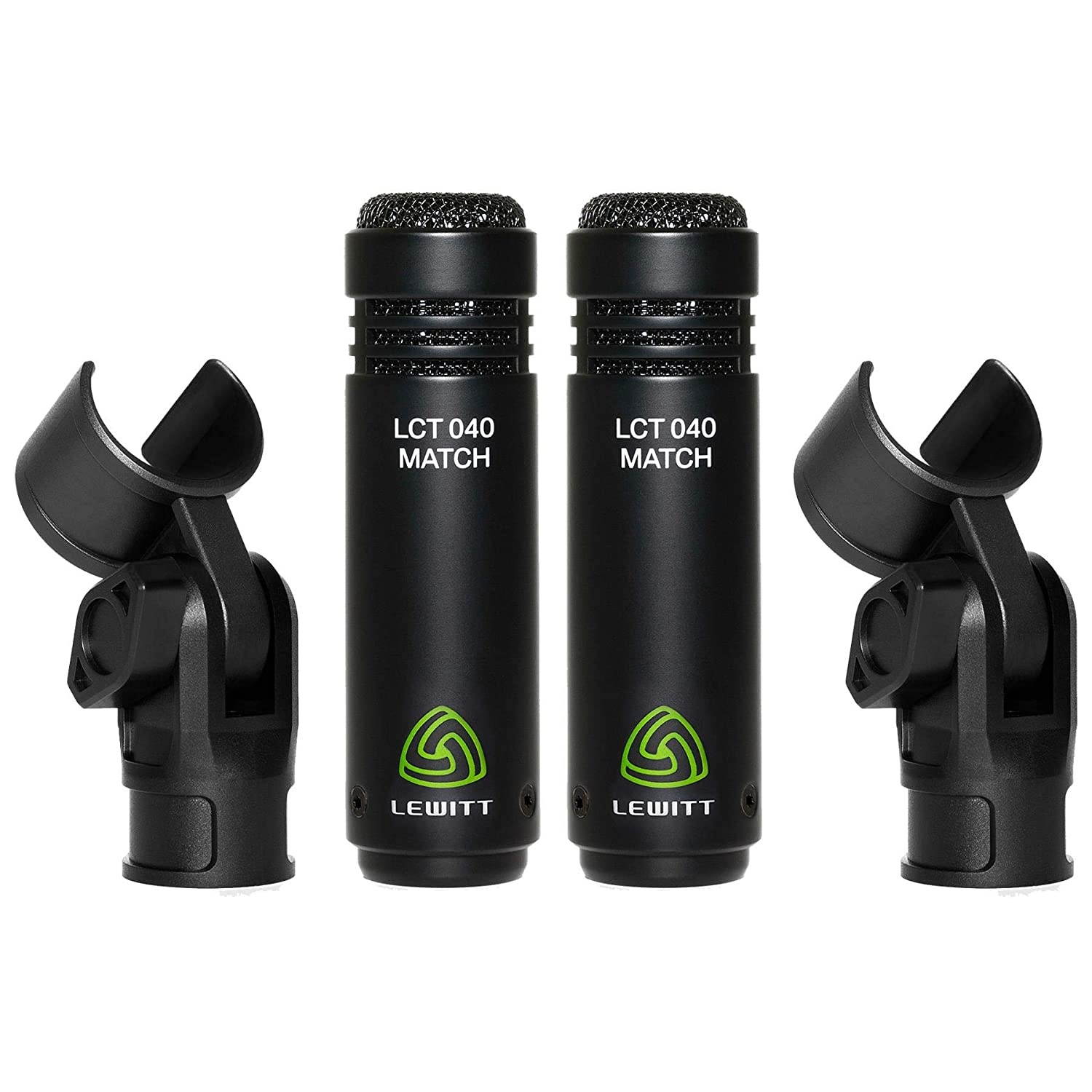 Lewitt LCT 040 Match Pair Condenser Microphones, Matched Stereo Pair for Instrument Recordings