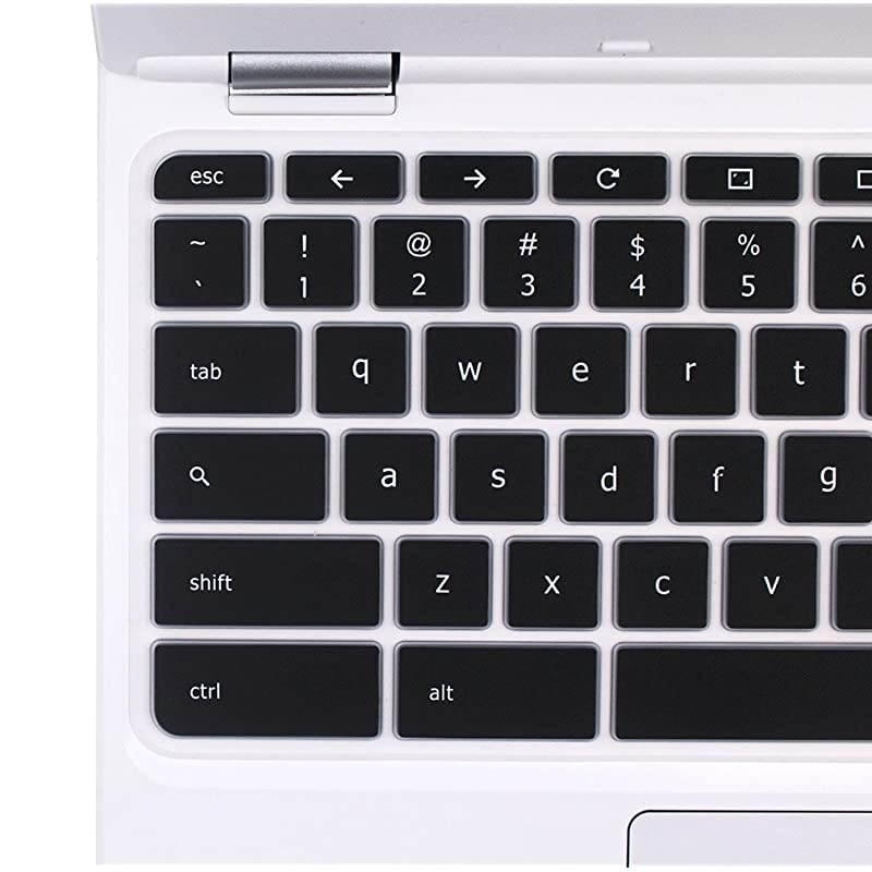 Keyboard Cover Skin for Acer Chromebook R11 CB3-131 CB5-132T/Acer Premium R11 Convertible/Acer Chromebook R13 CB5-312/Acer Chromebook 14 CB3-431 CP5-471/Acer Chromebook 15 CB3-531/532 (Black)