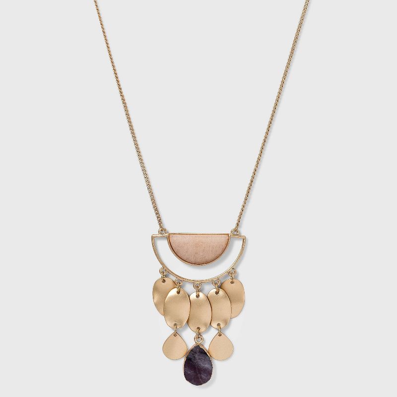 Open Drop Hoop Earrings - Universal Thread™ Gold