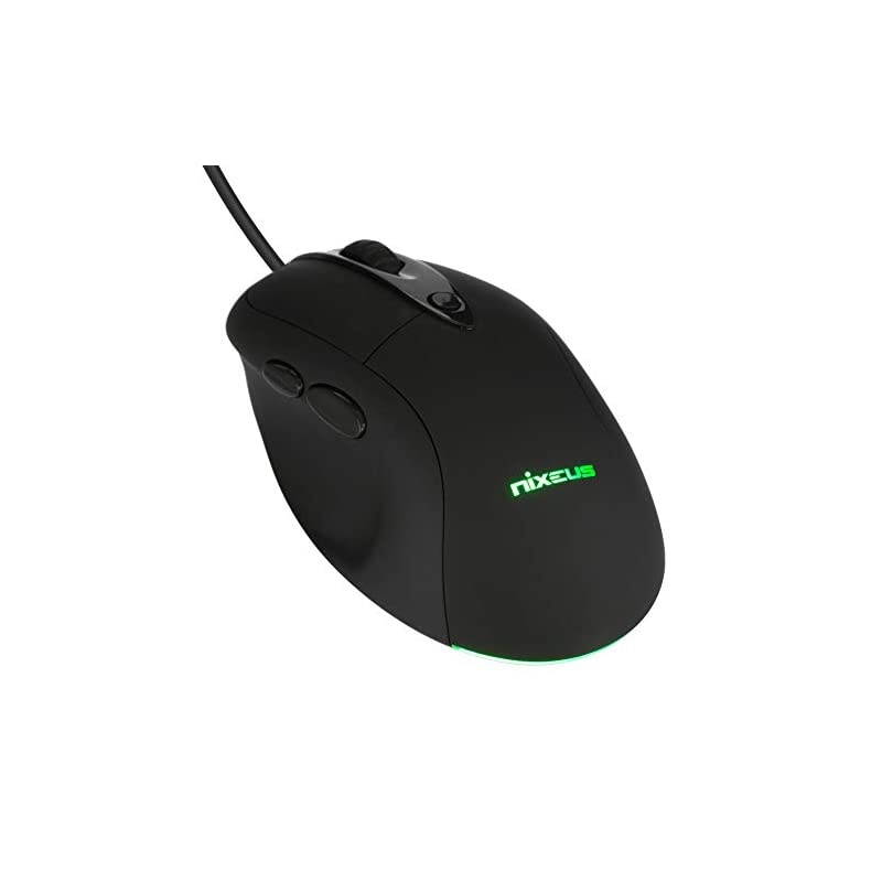 Revel FIT Ergonomic Gaming Mouse PMW 3360 Rubberized Black PC Mac