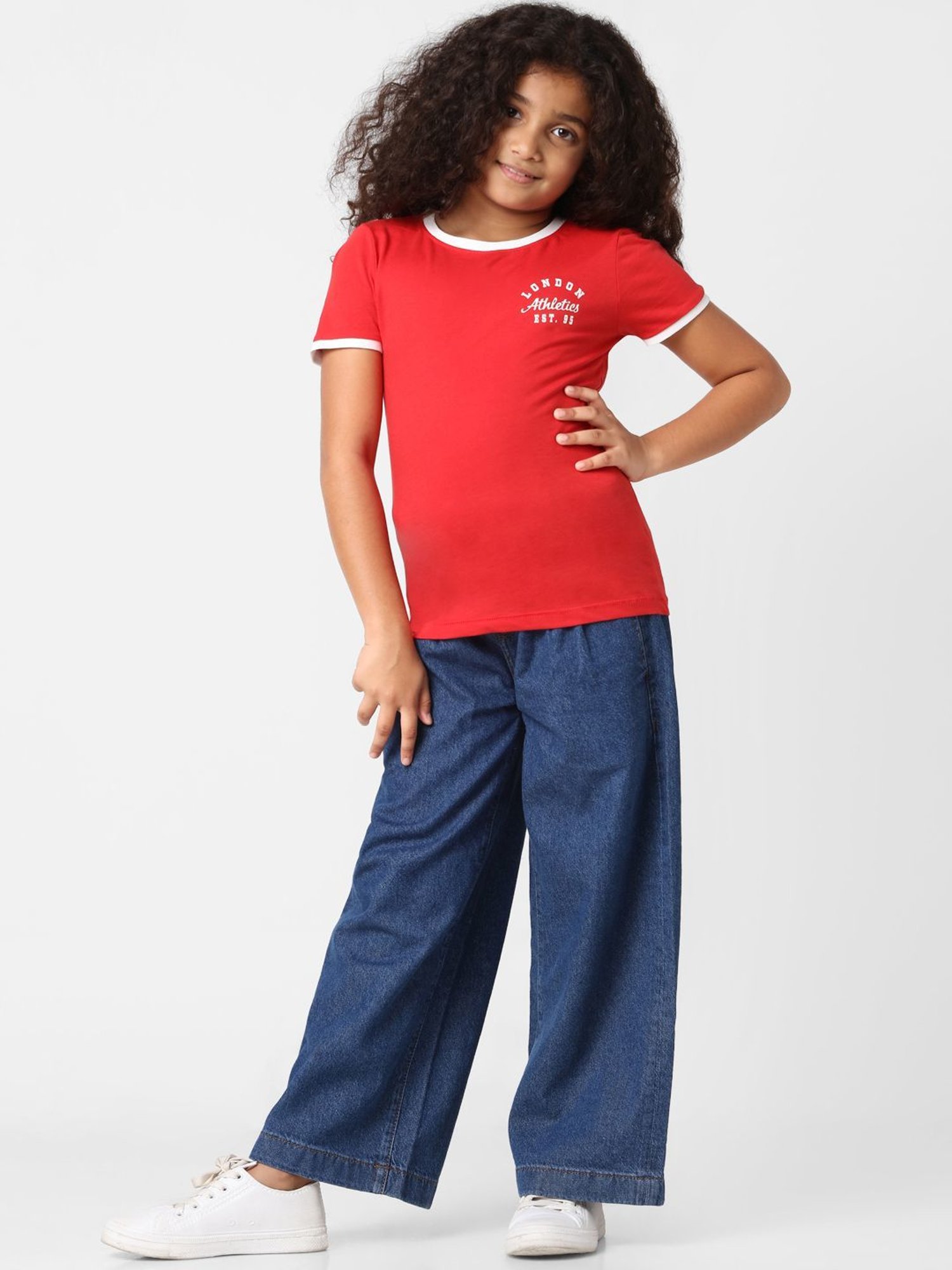 KIDS ONLY True Red Cotton Printed T-Shirt