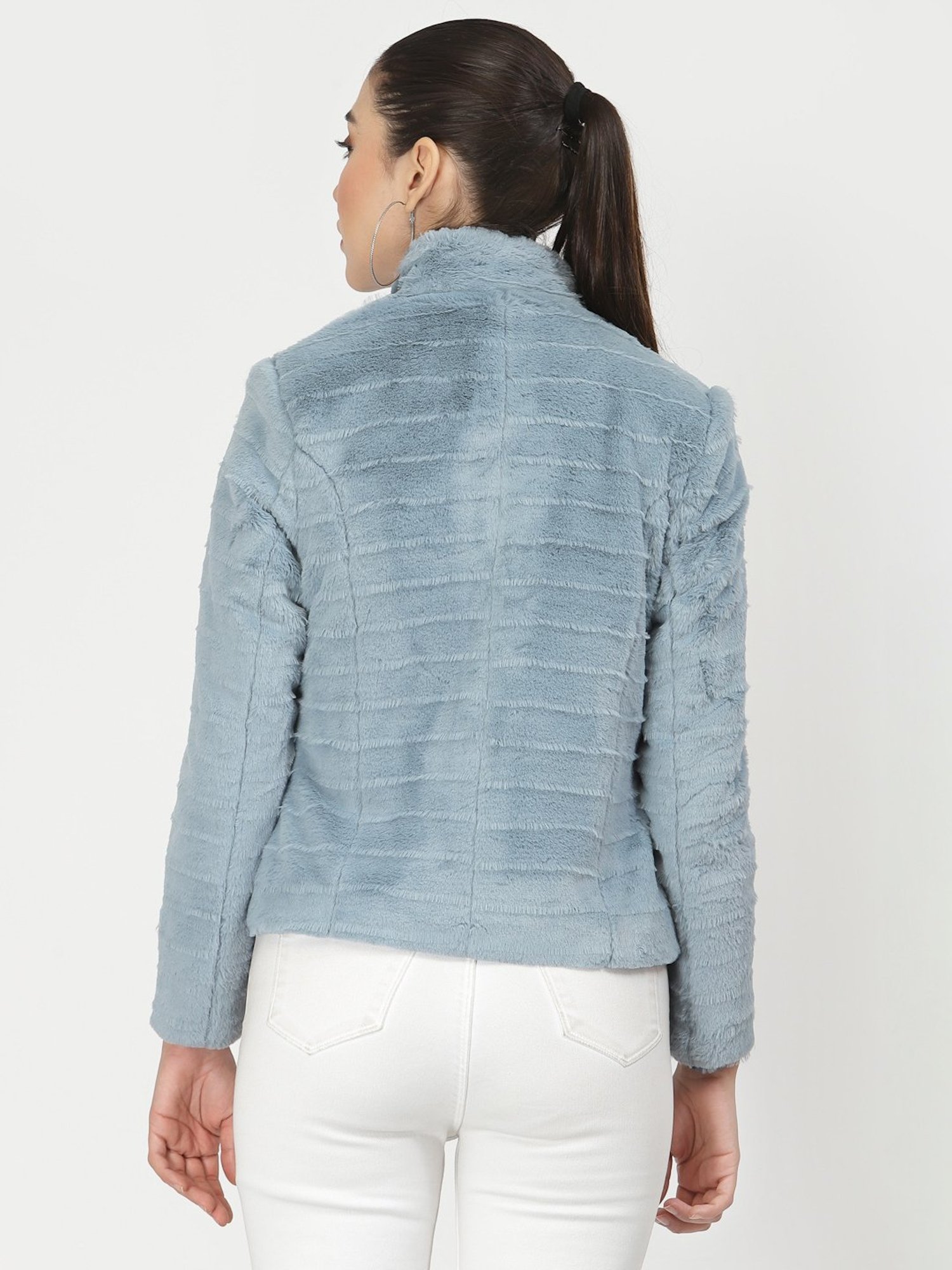 Juelle Sky Blue Casual Jacket