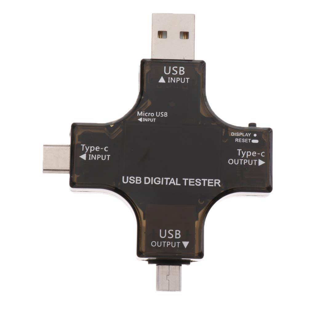 USB -C LCD Digital Multimeter Charging Monitor Tester USB-c Voltage Current