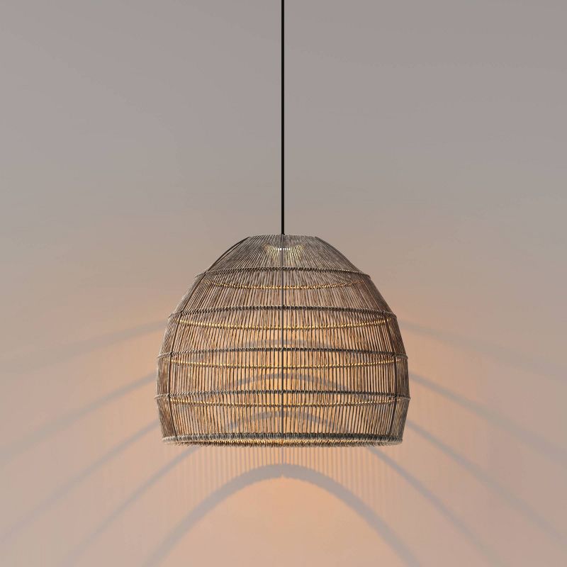 Large LED Solar Pendant Gray - Project 62™