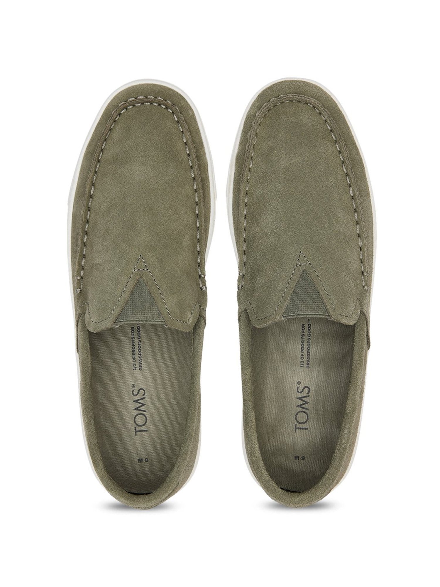 Toms Men's Trvl Lite Grey Casual Loafers