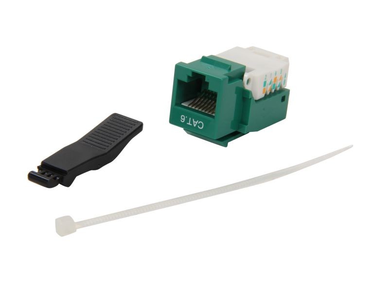 Micro Connectors CAT5 RJ45 Coupler F-F Straight