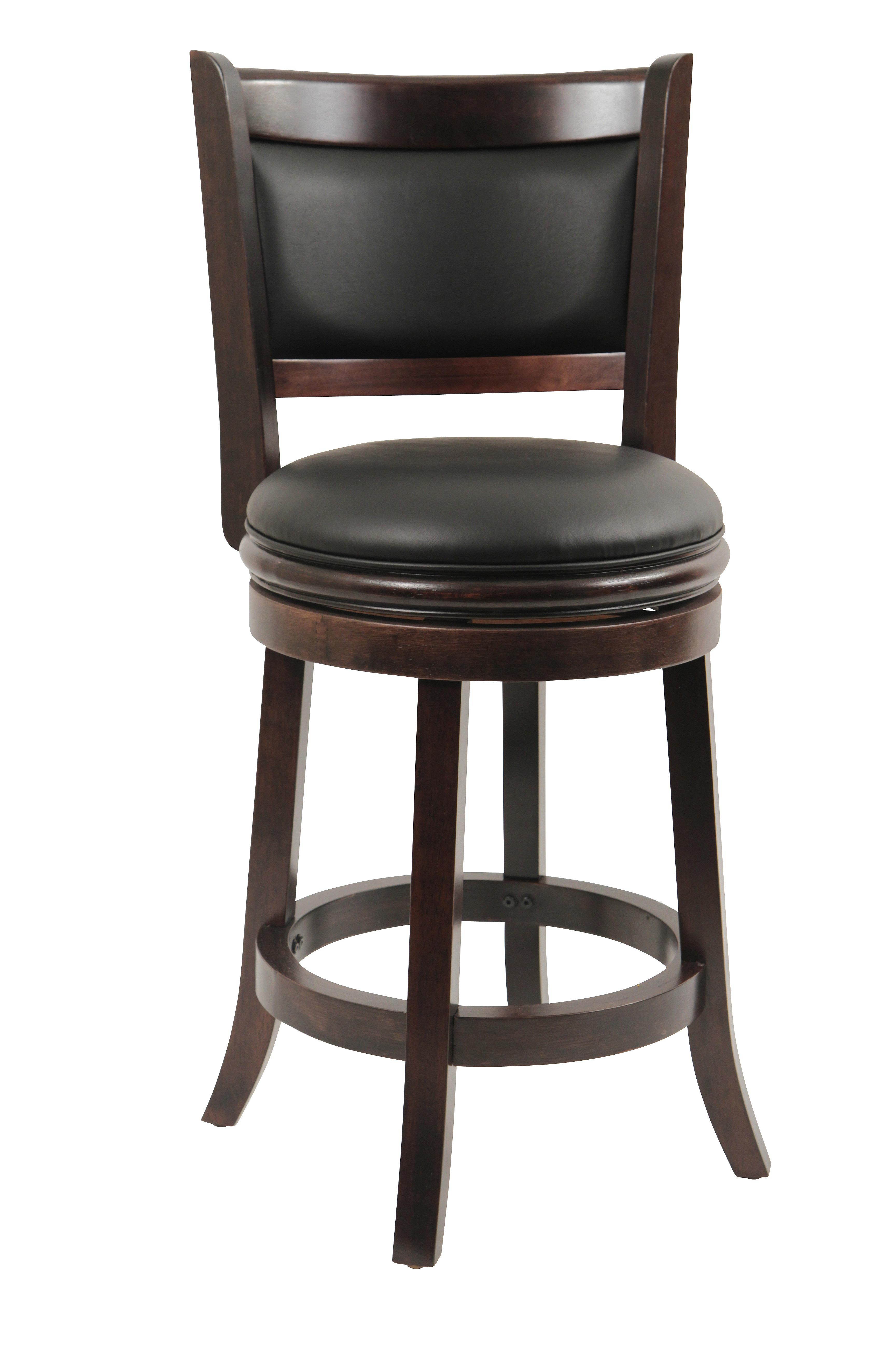 Boraam 29" Augusta Swivel Stool in Cappuccino Finish