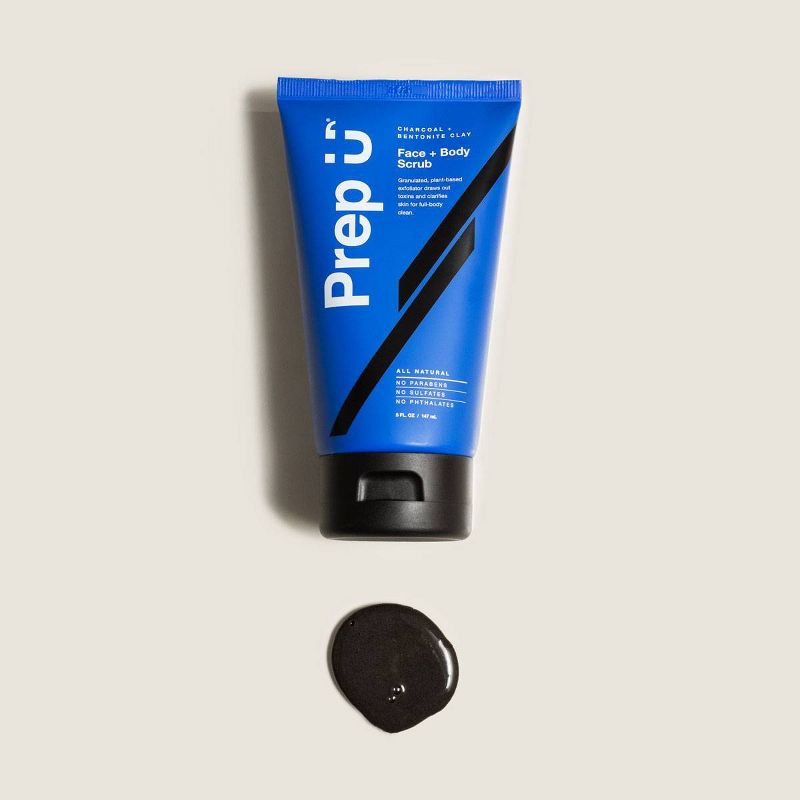 Prep U Charcoal Face + Body Scrub - Citrus Mint - 5 fl oz