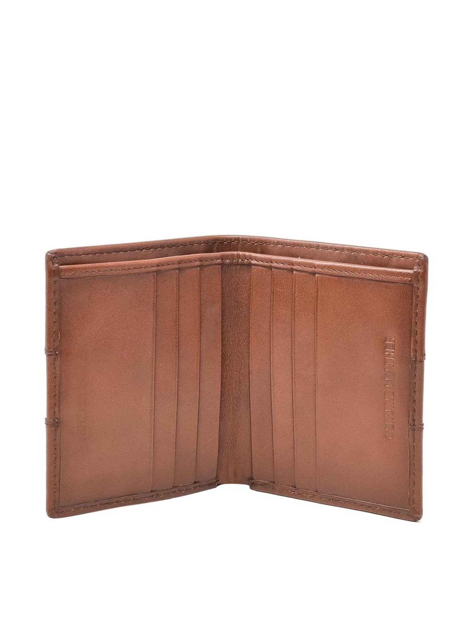 Tohl Angra Tan Casual Leather Bi-Fold Wallet,Keychain & Eyewear Case Set for Men