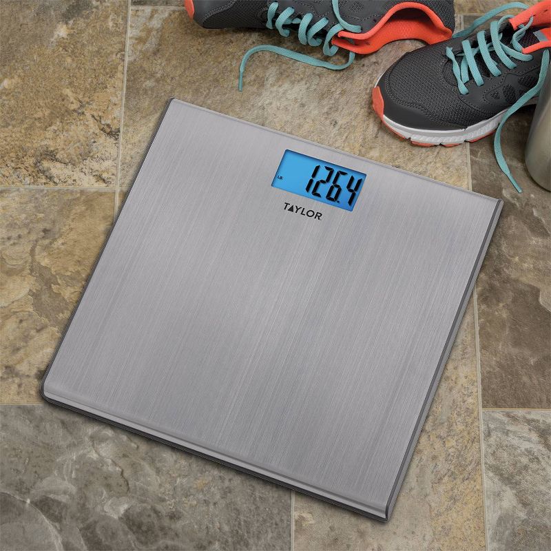 Glass Digital Scale with Stainless Steel Accents Green - Taylor