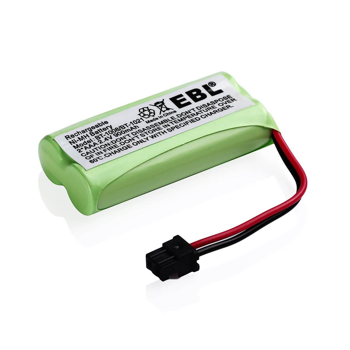 2-Pack 2.4V 900mAH Battery for Uniden BT-1008 BT-1021 BBTG0798001 DECT20803 Cordless Home Phone
