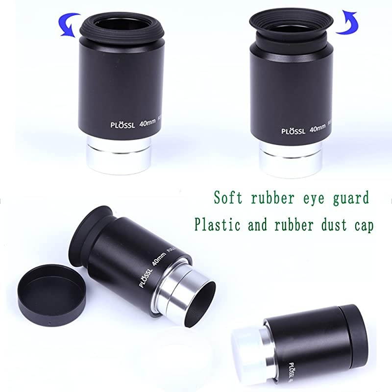 125inch Telescope Eyepiece Set amp 2X Multicoated Barlow LensTelescope Accessory Kit 8mm 125mm 32mm Plossl Eyepieces Lens 4Element Plossl Standard 125inch Filter Threads