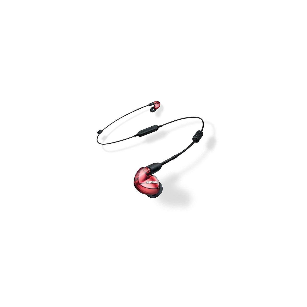 Shure SE535 Limited Edition Earphones with Bluetooth, Remote/Mic Cables, Red