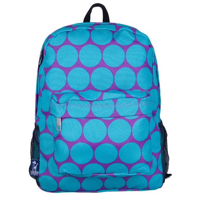 Wildkin Big Dot Aqua 16 Inch Backpack