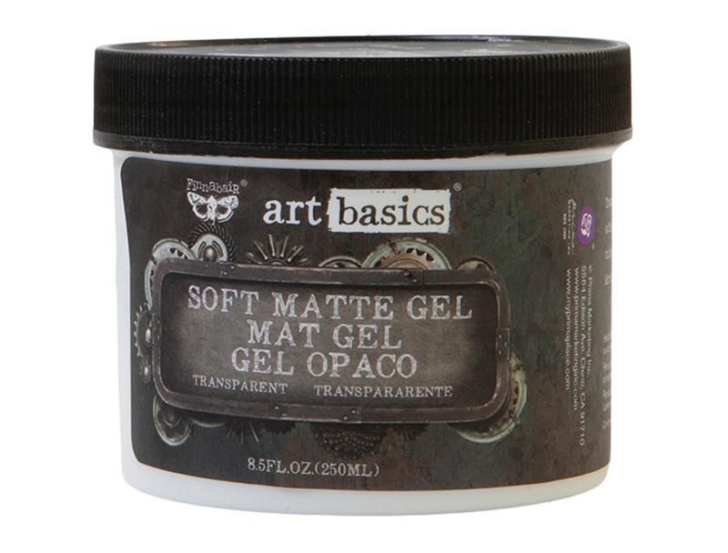 Finnabair Art Basics Soft Matte Gel 8.5oz-Transparent