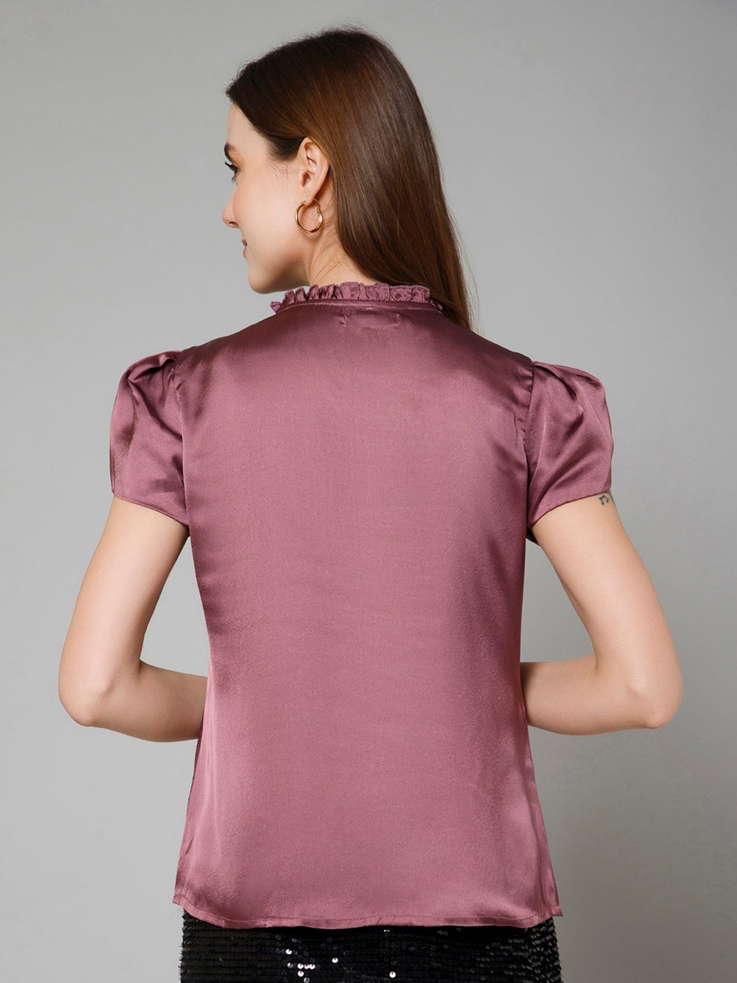 PURYS Wine Regular Fit Top