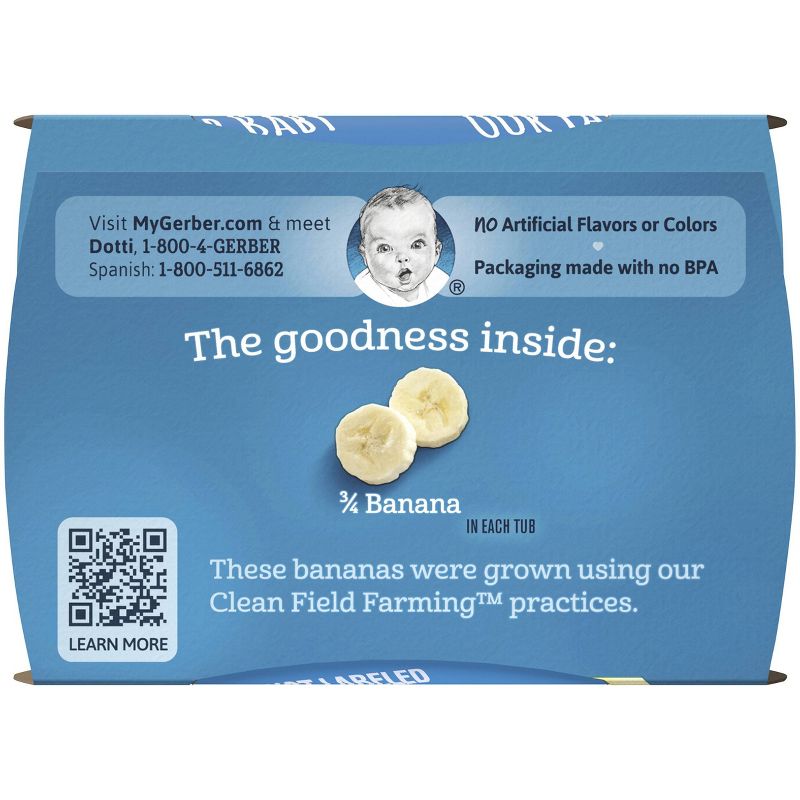 Gerber Sitter 2nd Foods Banana Baby Meals - 2ct/4oz Each