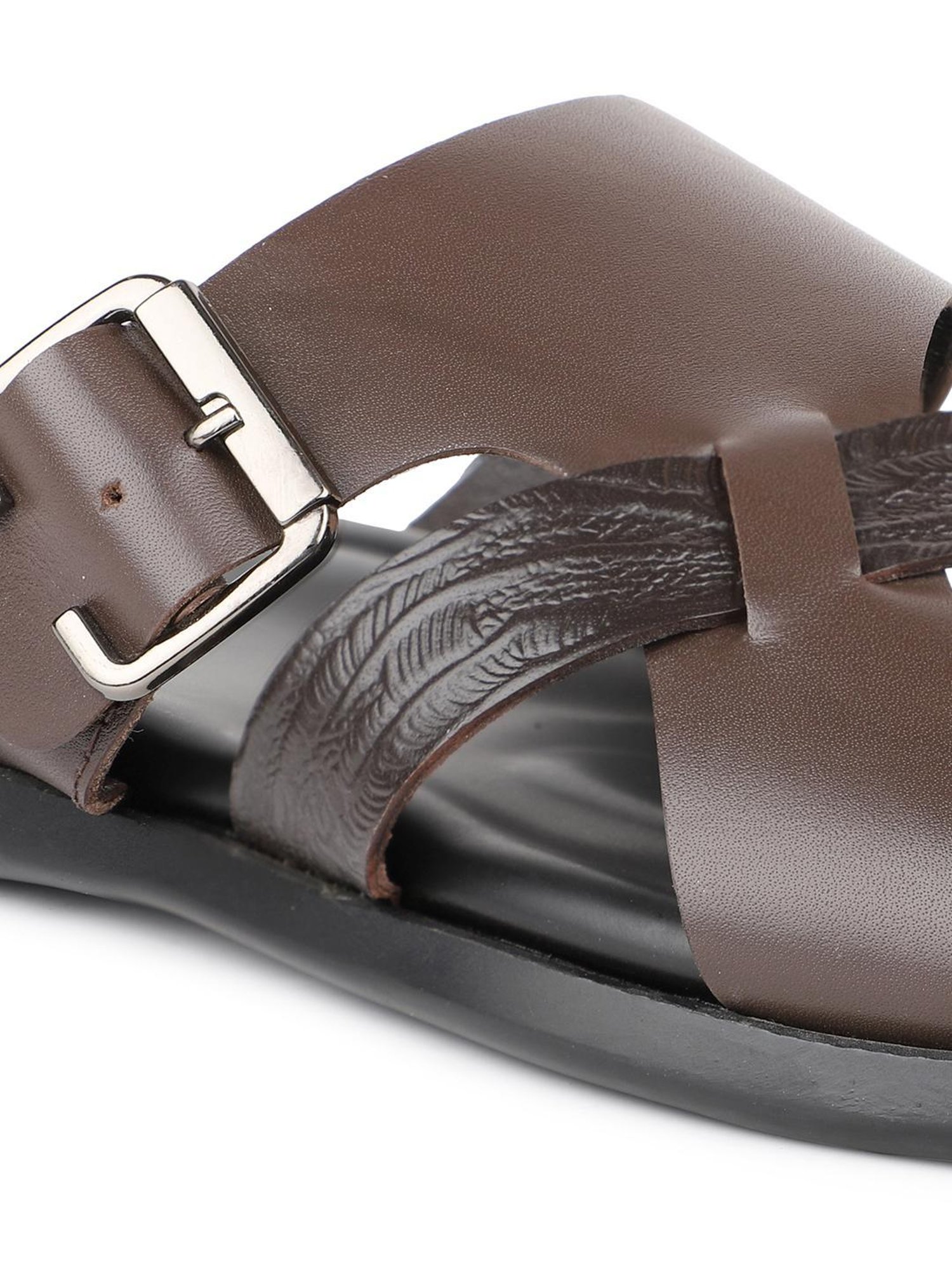 Atesber by Inc.5 Men's Brown Toe Ring Sandals