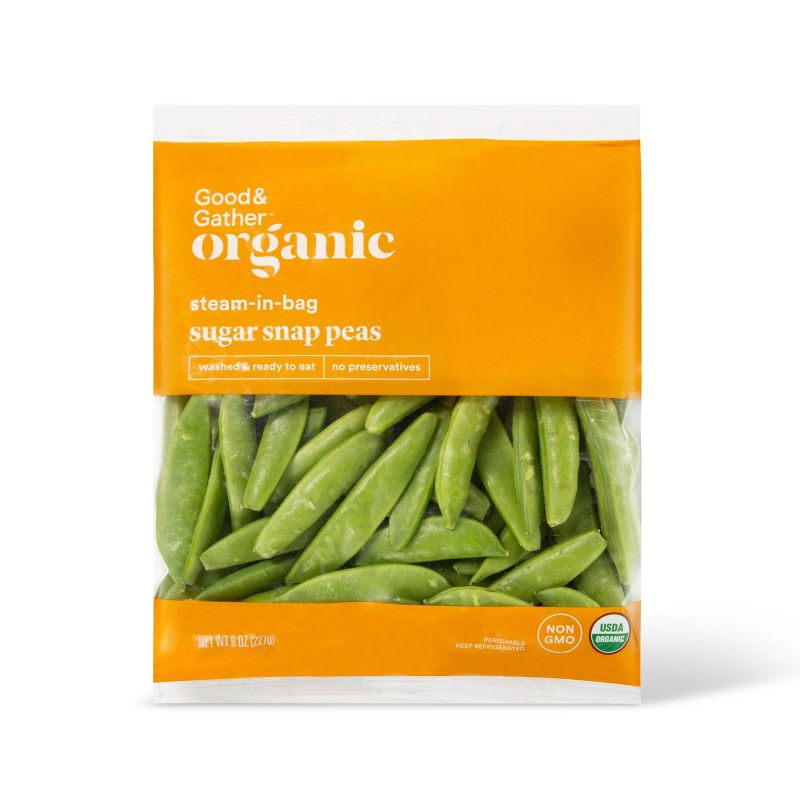 Organic Sugar Snap Peas - 8oz - Good & Gather™