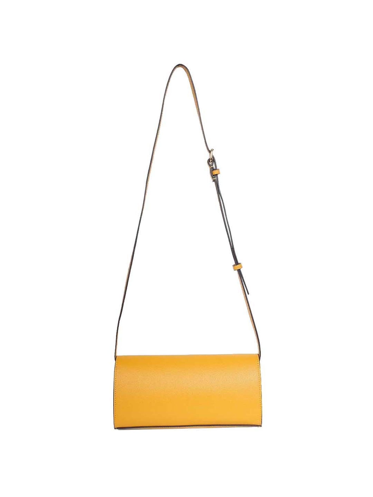 BELWABA Mustard Solid Small Sling Handbag