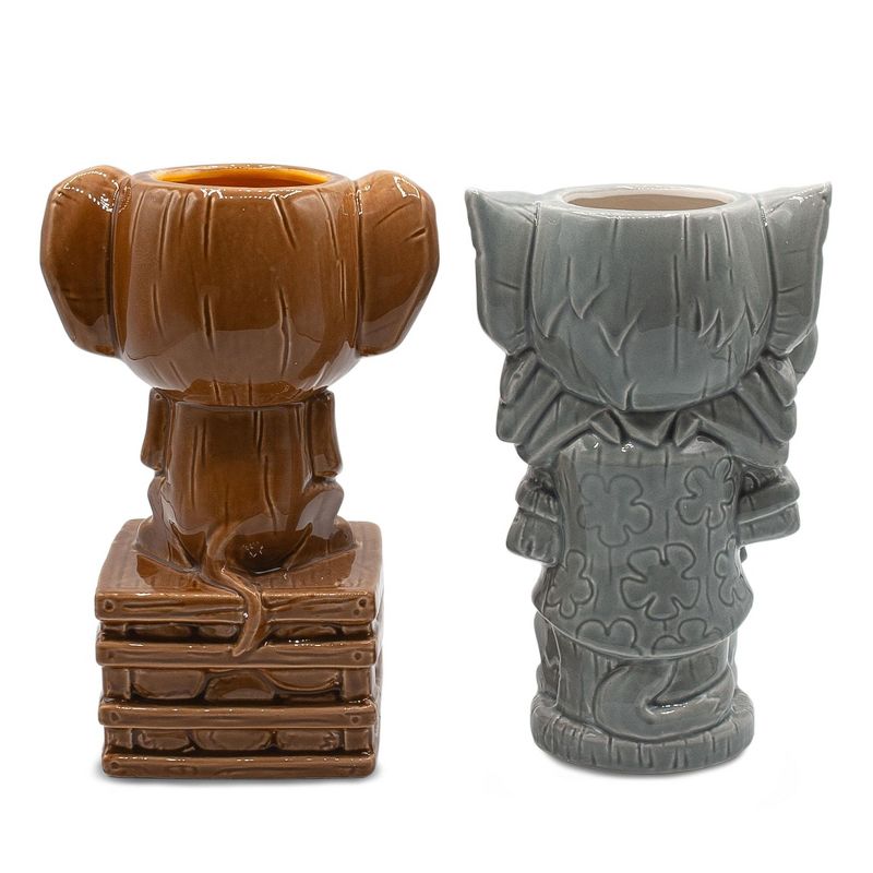 Beeline Creative Geeki Tikis Tom and Jerry Ceramic Mugs | Set of 2