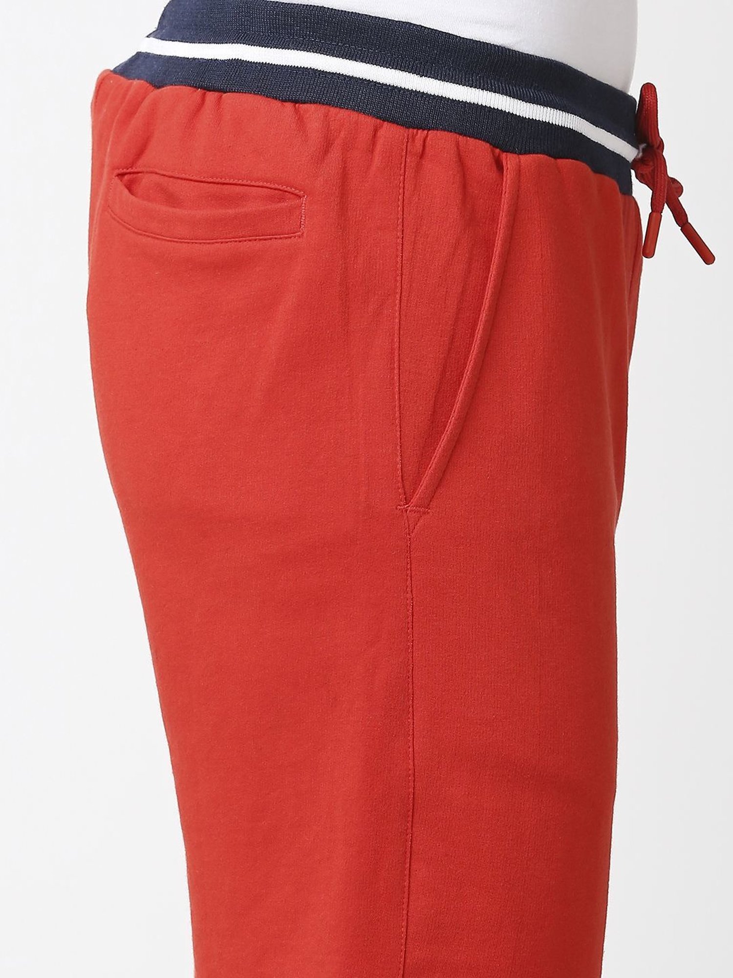 Fitz Red Slim Fit Shorts