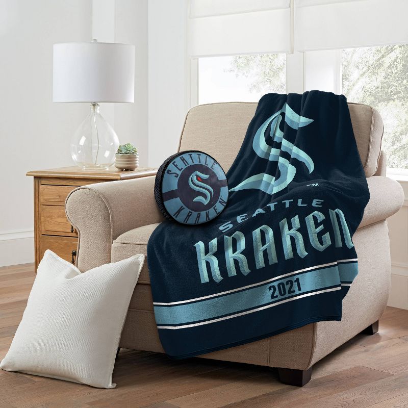 NHL Seattle Kraken Cloud Pillow