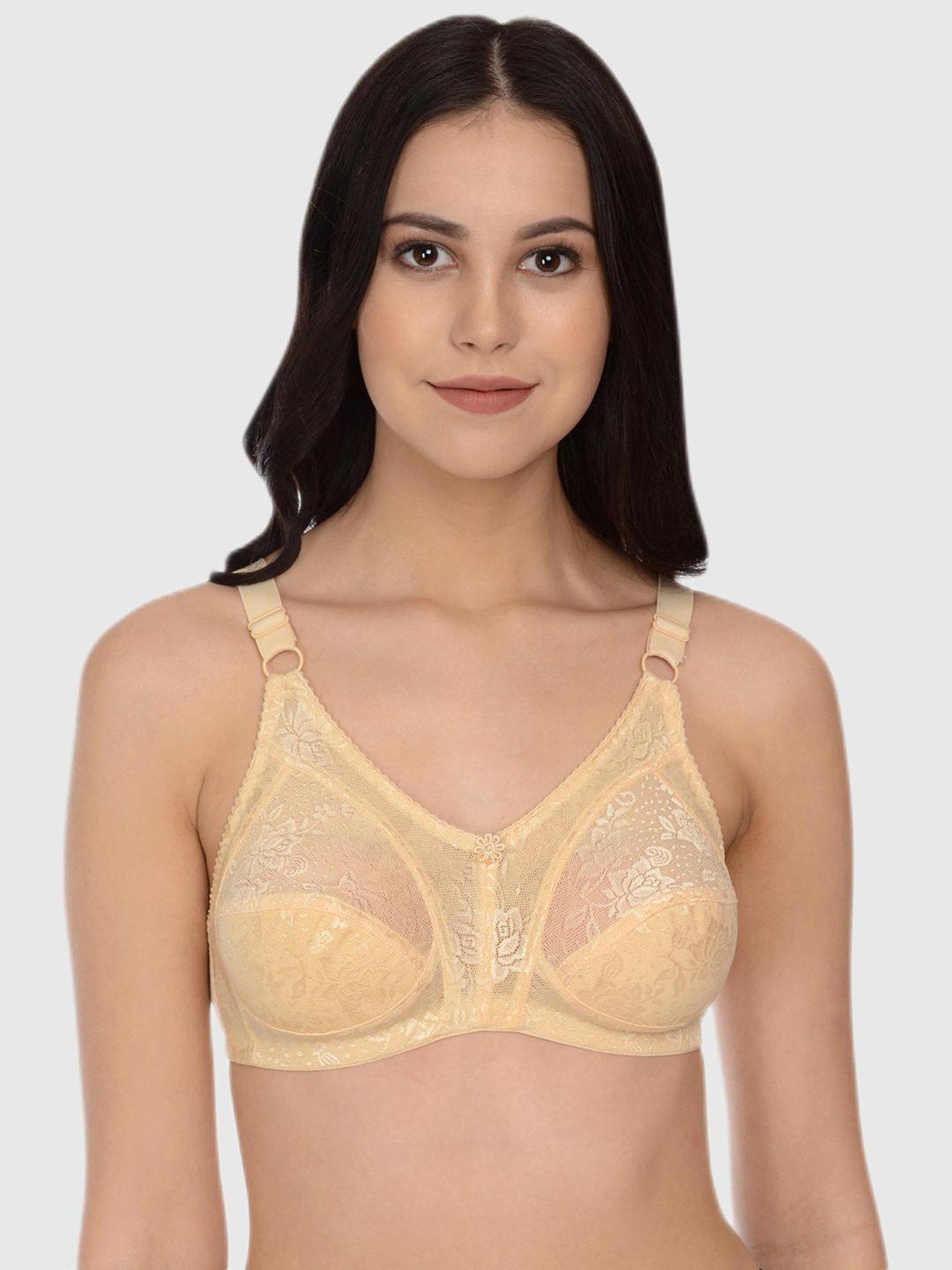 Mod & Shy Multi Lace Print Bra Set