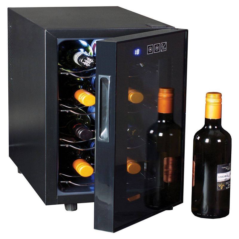 Koolatron 8-Bottle Counter Top Wine Cooler - Black