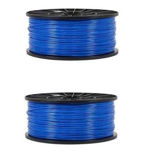 AIM Compatible Replacement - Premiere 3D Printer Universal ABS Blue Filament (2/PK-1.75MM/1KG) (PFABSBL2PK) - Generic