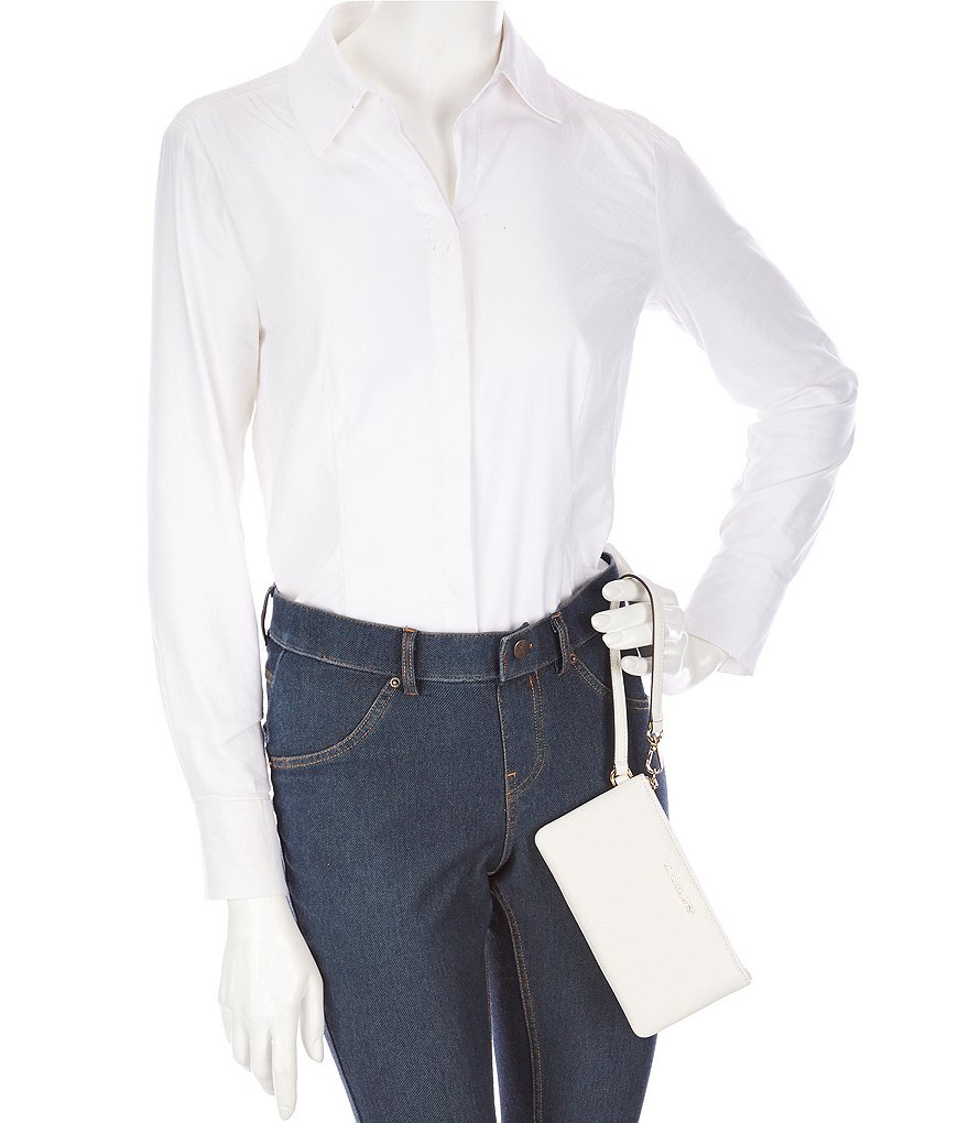 Michael Kors Jet Set Leather Medium Wristlet