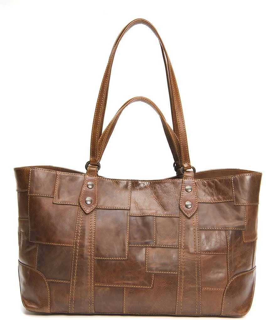 Frye Melissa Patchwork Leather Multi-Handle Tote Bag