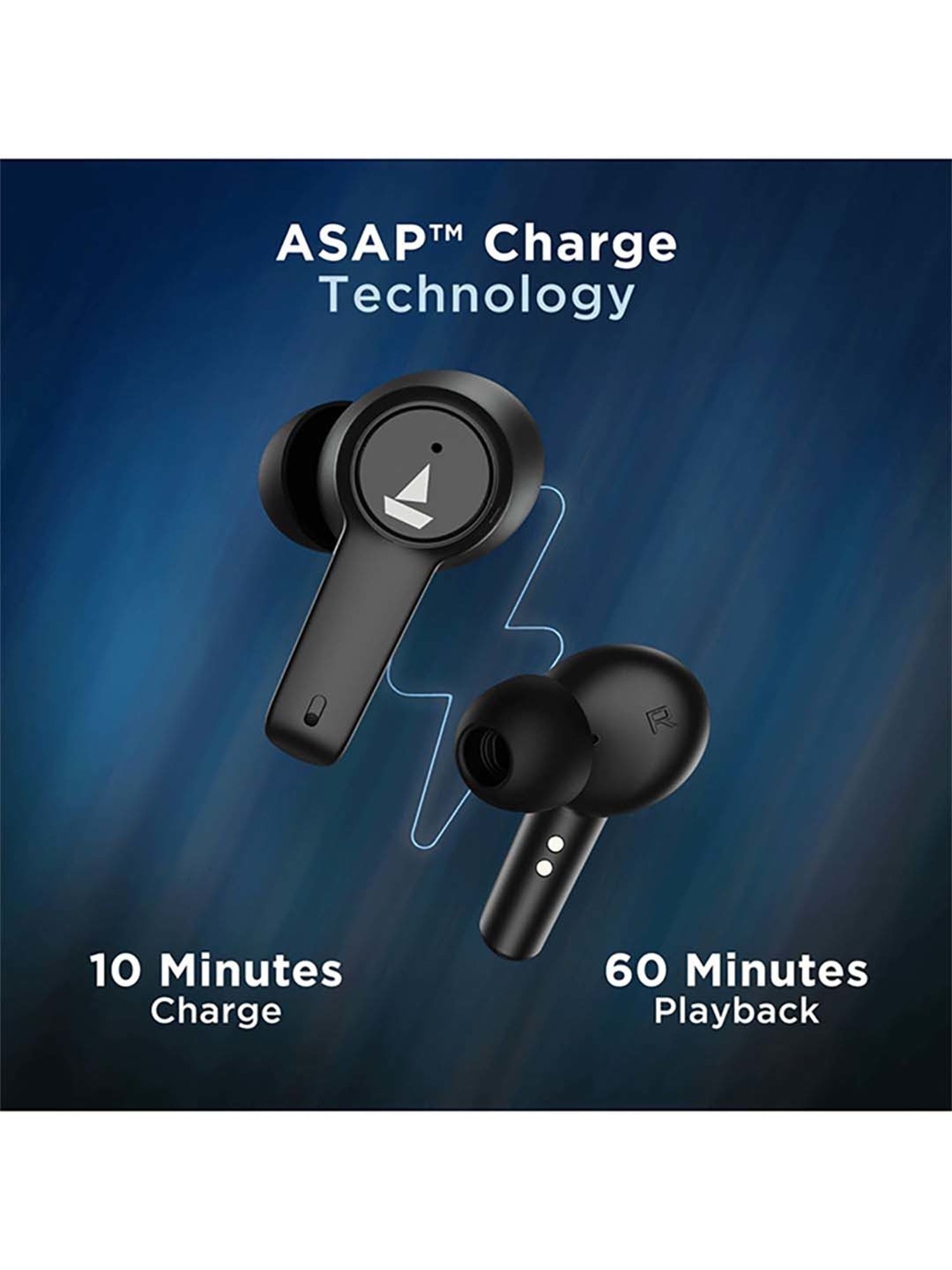 boAt Airdopes 411 Bluetooth Truly Wireless Earbuds (Black)