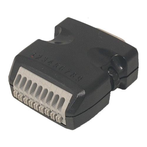Coolgear DB9 Female 9-Pin to Terminal Block Adapter