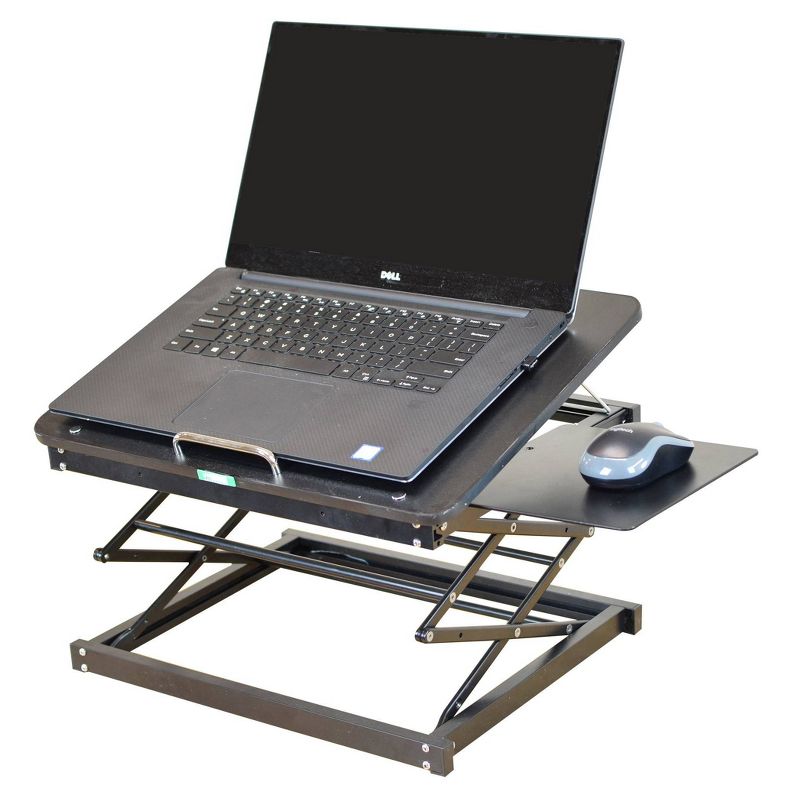 Laptop Stand & Standing Desk Black - Uncaged Ergonomics